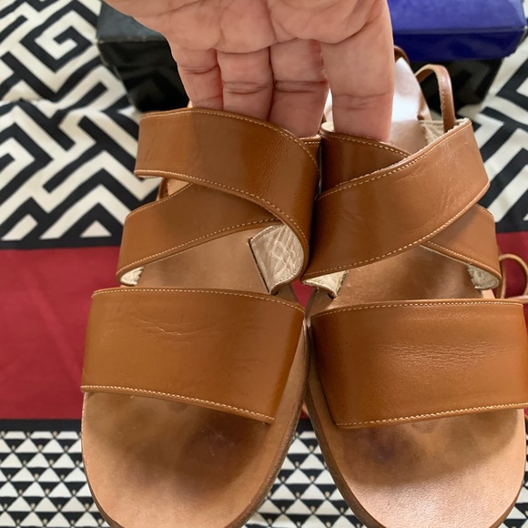 Authentic YSL leather sandals size 5 - Picture 3 of 6